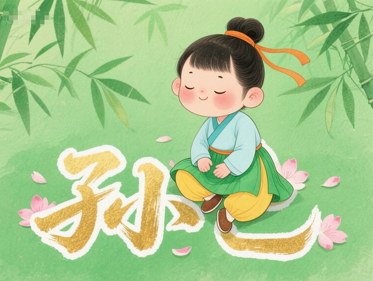 孫姓朗朗上口的名字,百聽(tīng)不厭,辨識(shí)度高